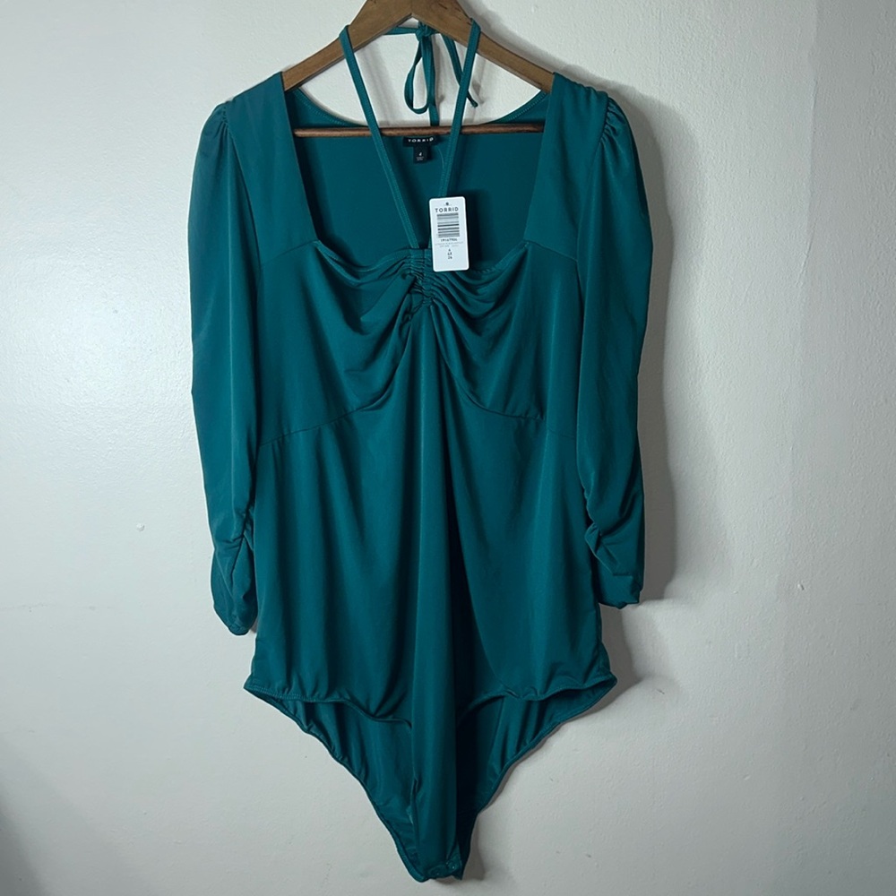 Torrid Teal Bodysuit for Women